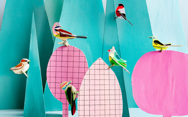 StudioROOF Pop Out Cards: Birds & Nature